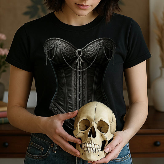 Black Leather Corset-2-library