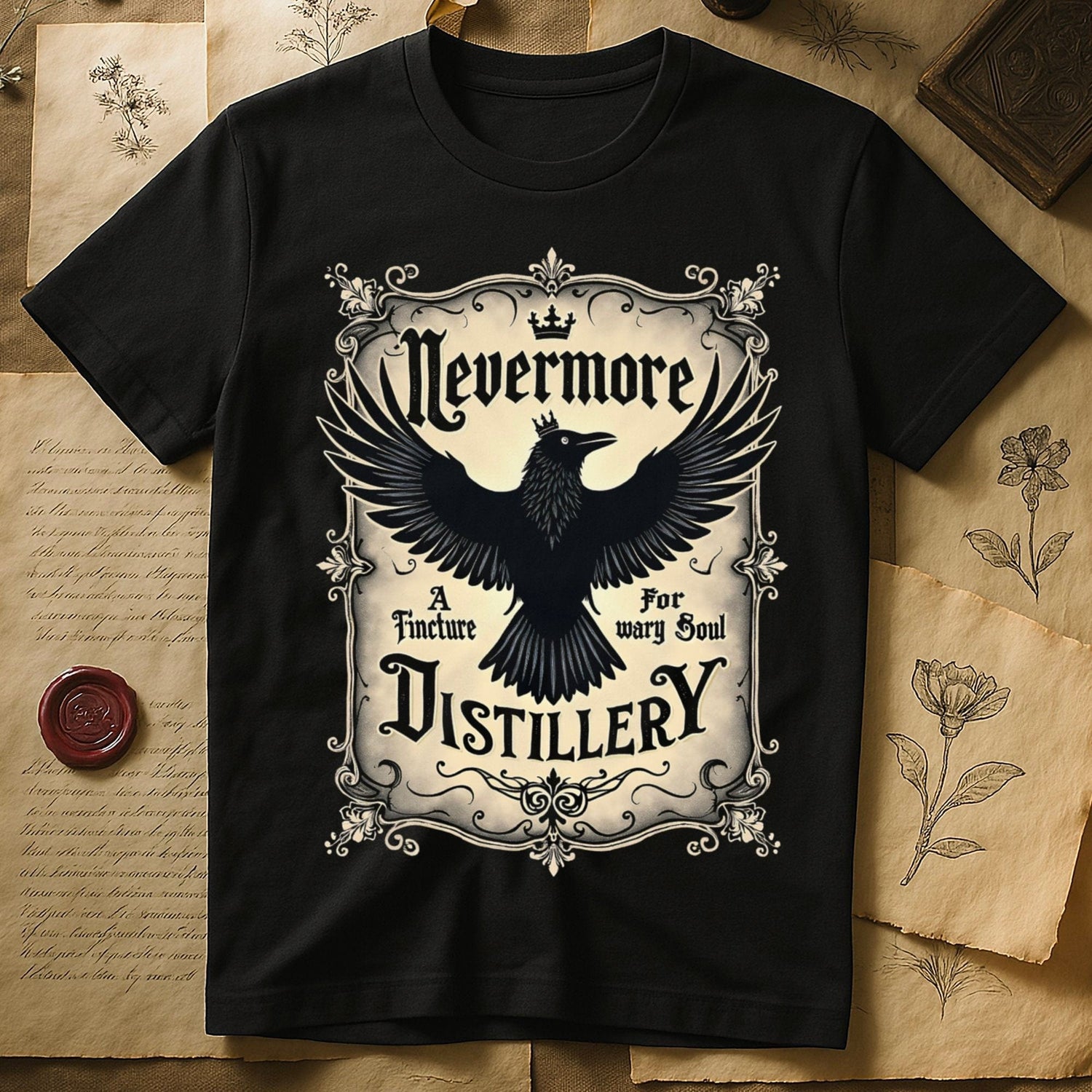 Nevermore Distillery-1-flatlay-papers