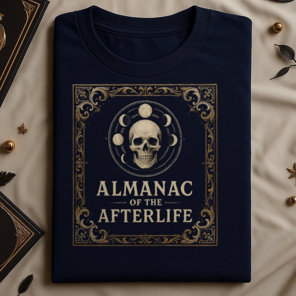 Almanac of the Afterlife Moon Phases Themed shirt product