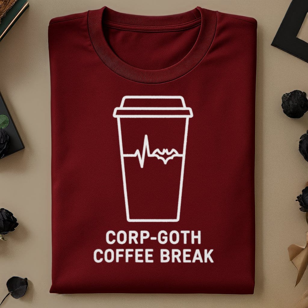 Corp-Goth Coffee Break Graphic T-Shirt product