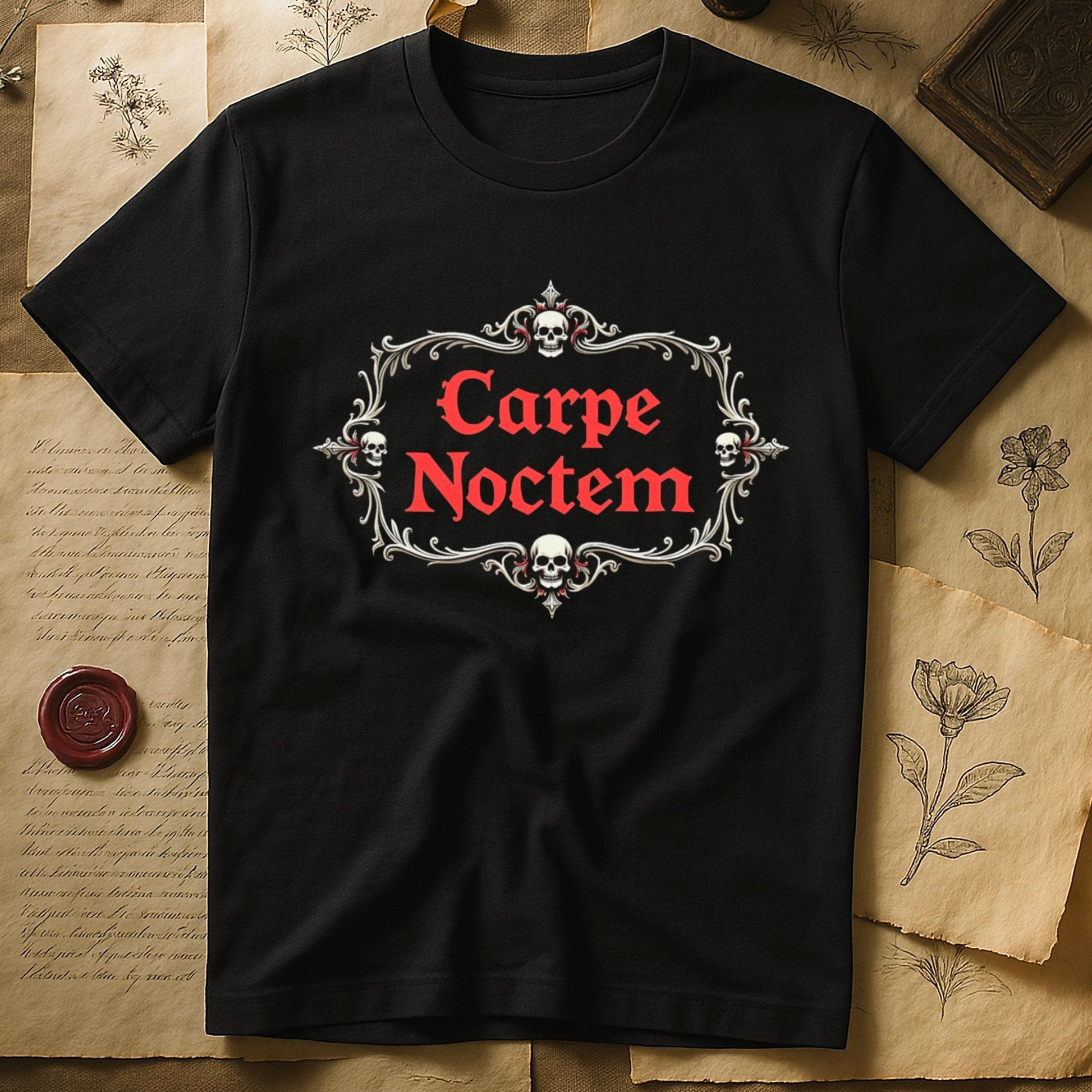 Carpe Noctem-1-flatlay-papers
