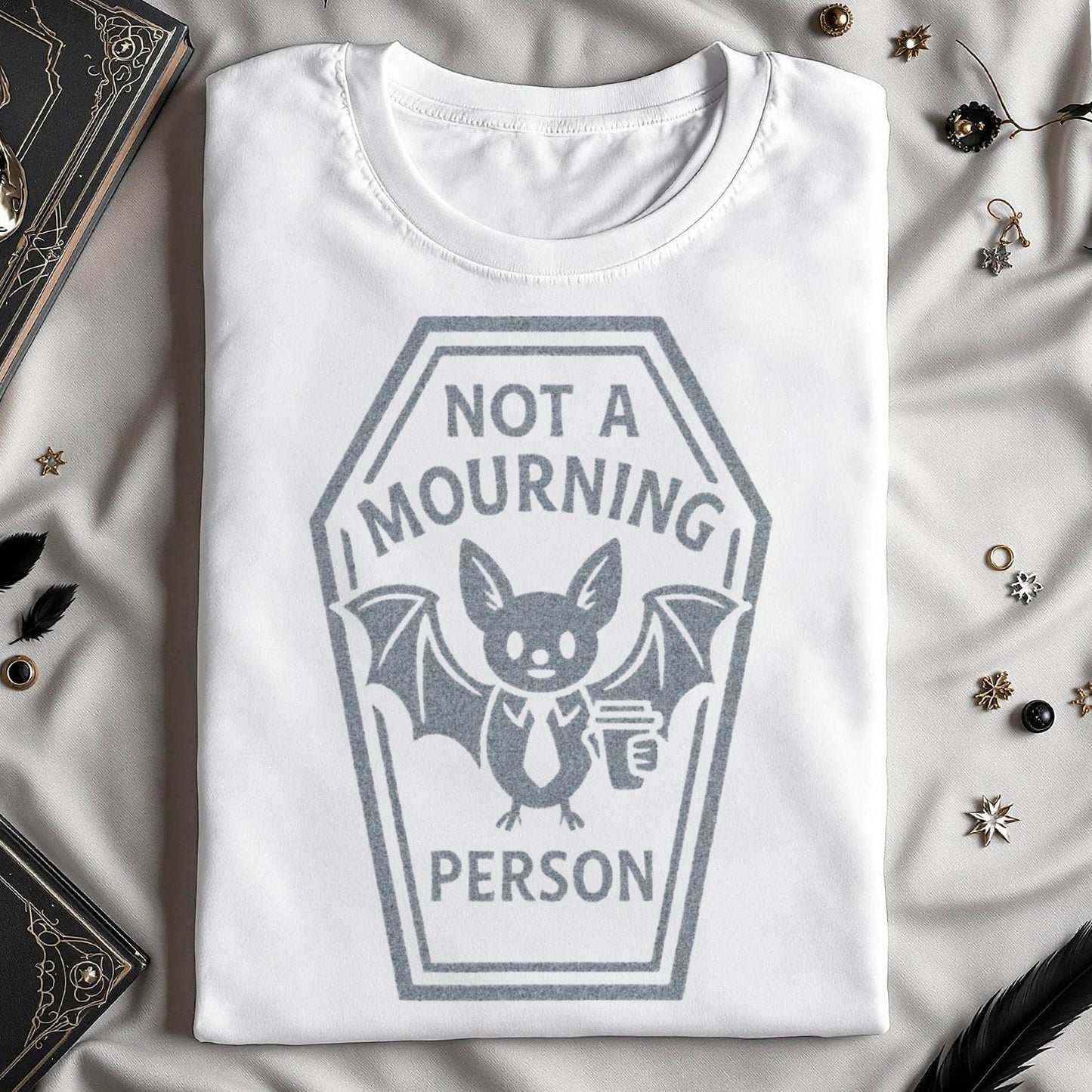 Not A Mourning Person Bat Graphic T-Shirt product type