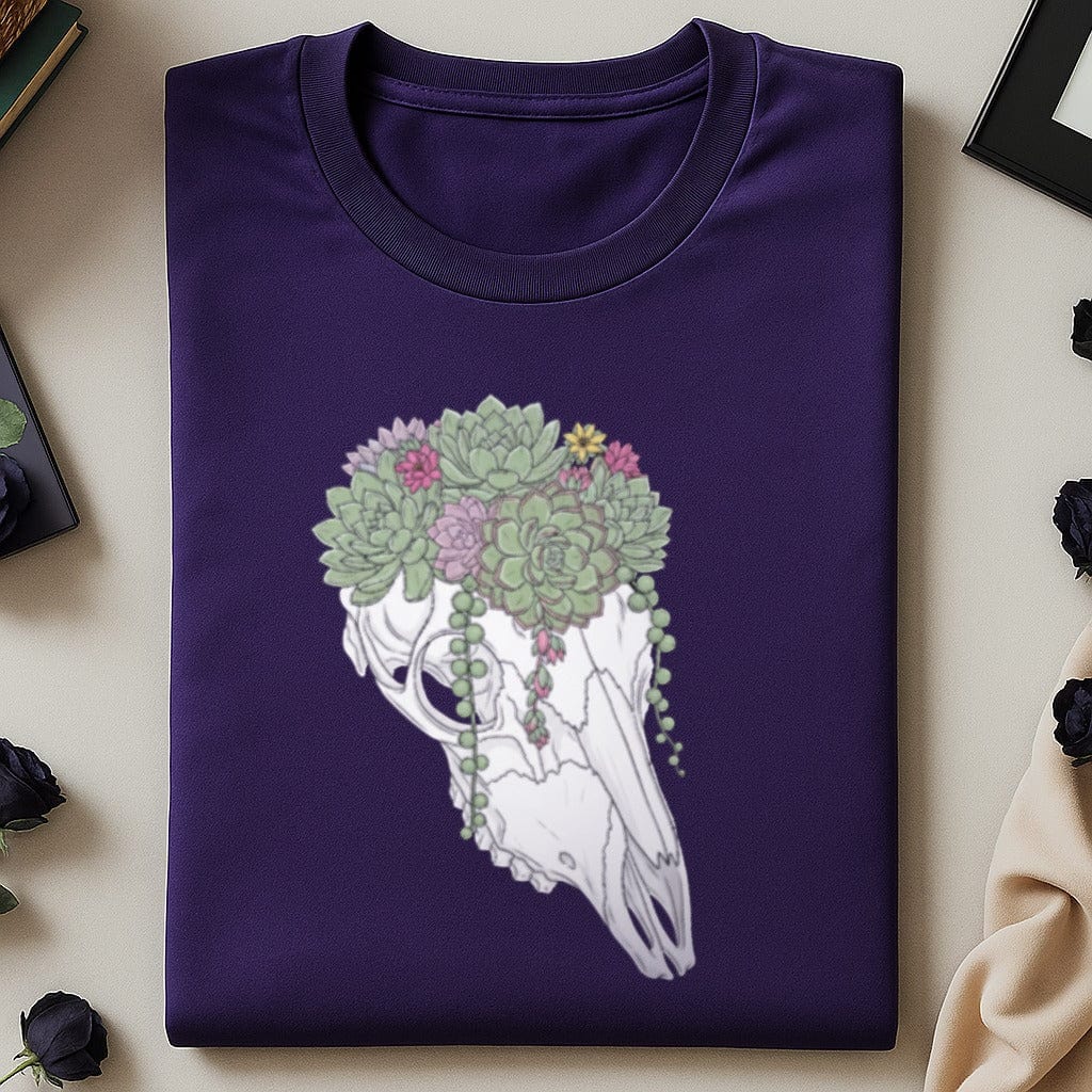Floral Skull Graphic Design Unisex T-Shirt product
