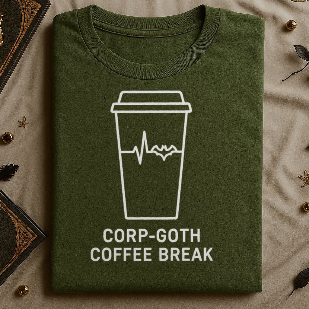 Corp-Goth Coffee Break Graphic T-shirt product