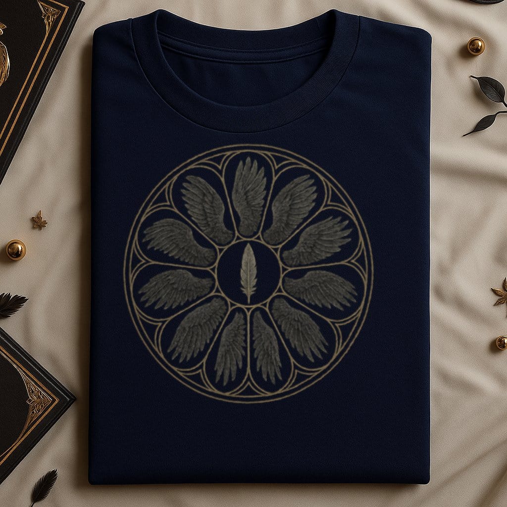 Unique Circular Feather Pattern Graphic product