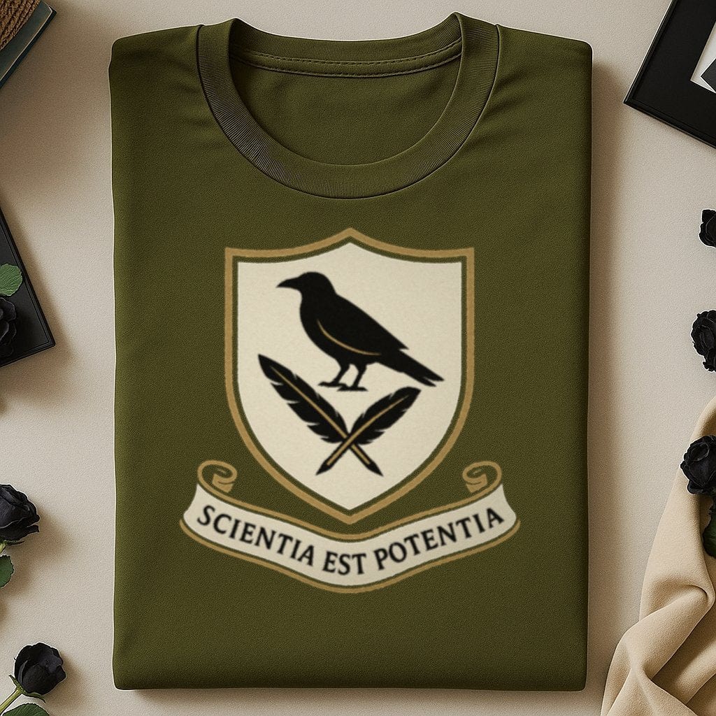 Scientia Est Potentia Crow Shield Design Shirt product