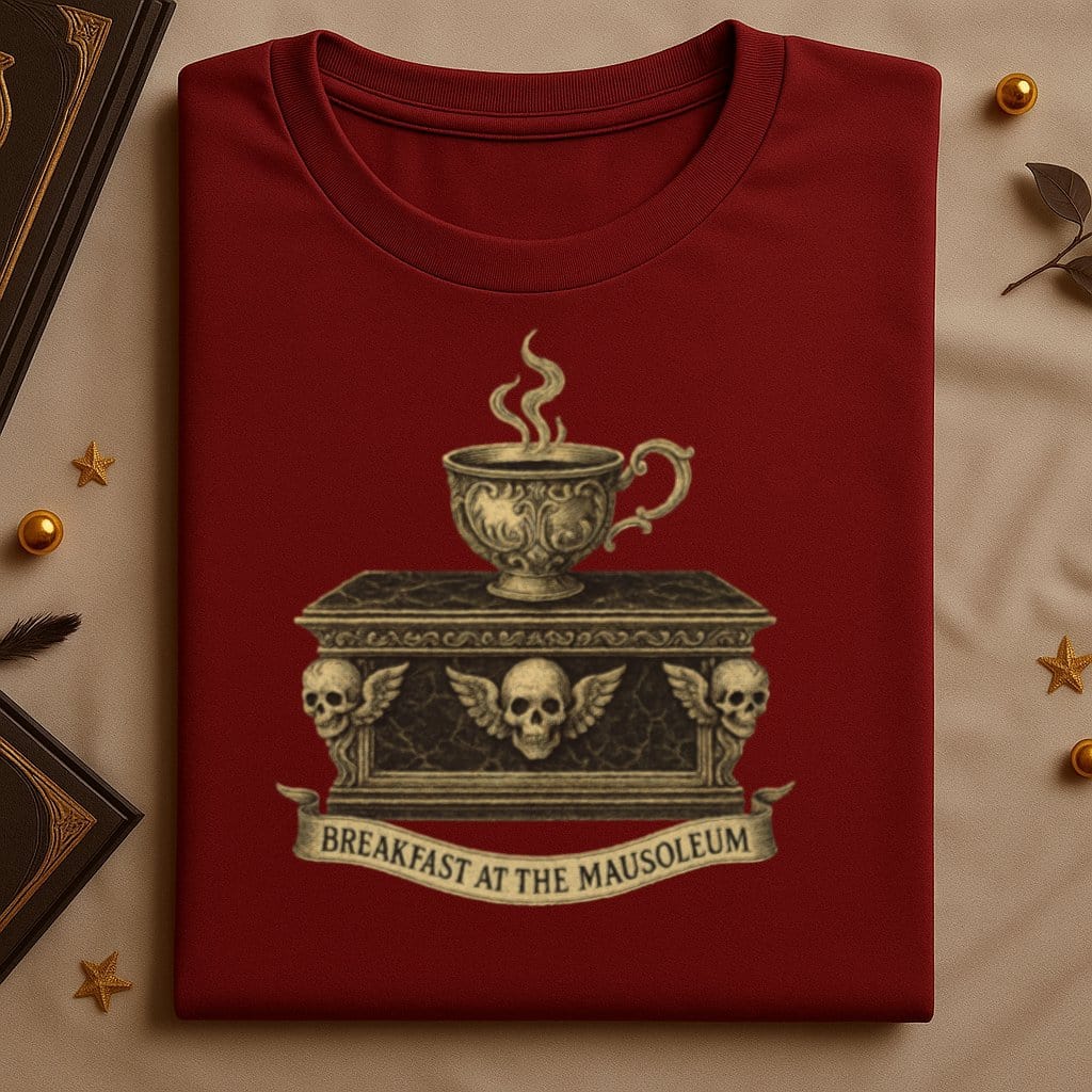 Breakfast at The Mausoleum Graphic Tee product