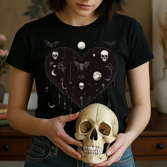 Dark Heart - Skulls & Bats-2-library