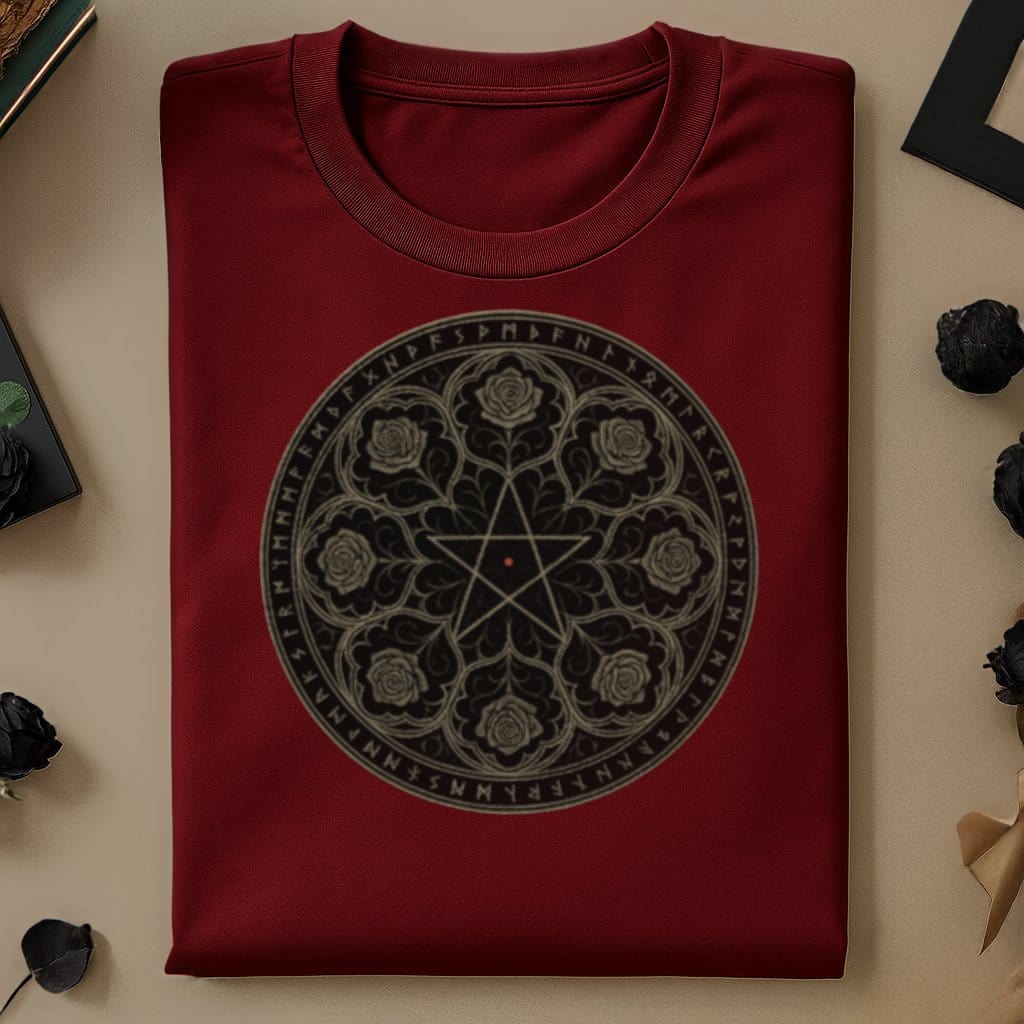 Occult Symbol Rosette Design Graphic Tee product