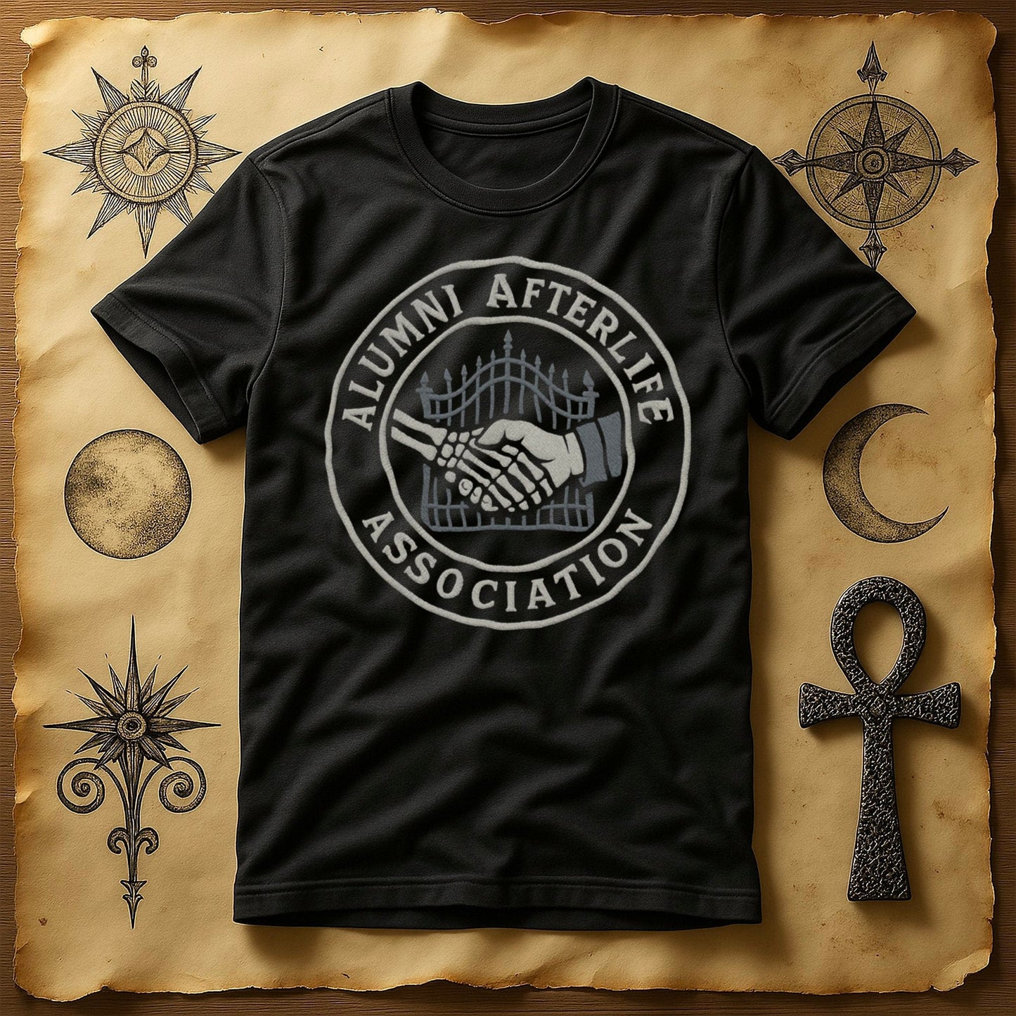 Alumni Afterlife Association Logo T-shirt product