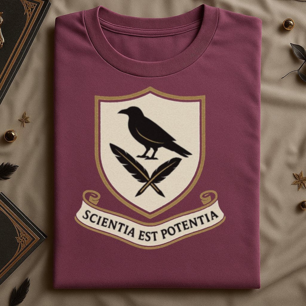 Scientia Est Potentia Raven Crest Design Shirt product type
