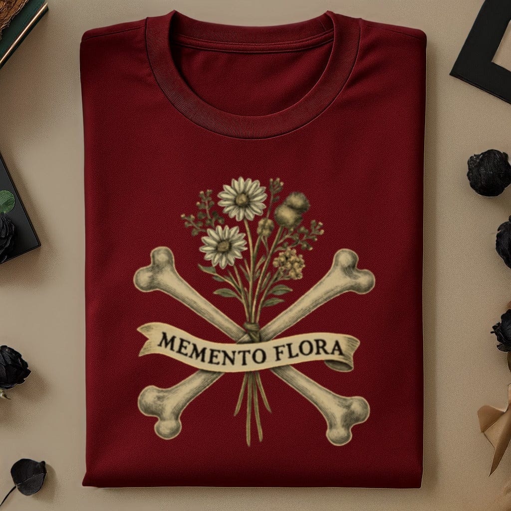 Memento Flora Graphic Design Red Casual Shirt product type