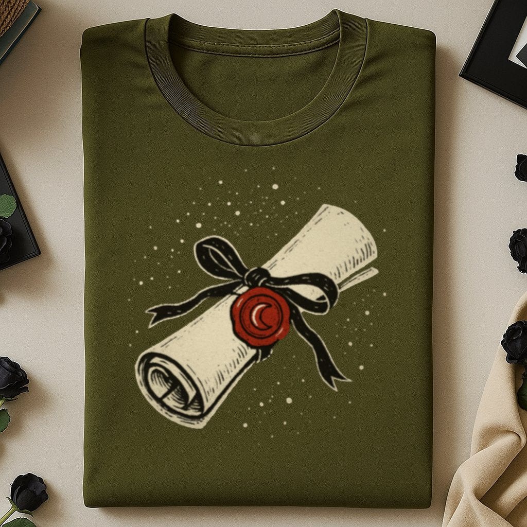 Enchanting Scroll with Ribbon Graphic T-shirt product