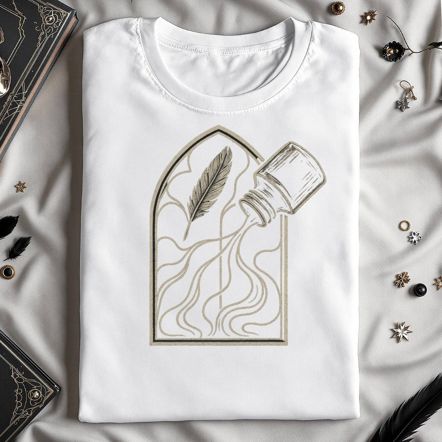 Ink and Feather Artistic T-shirt product