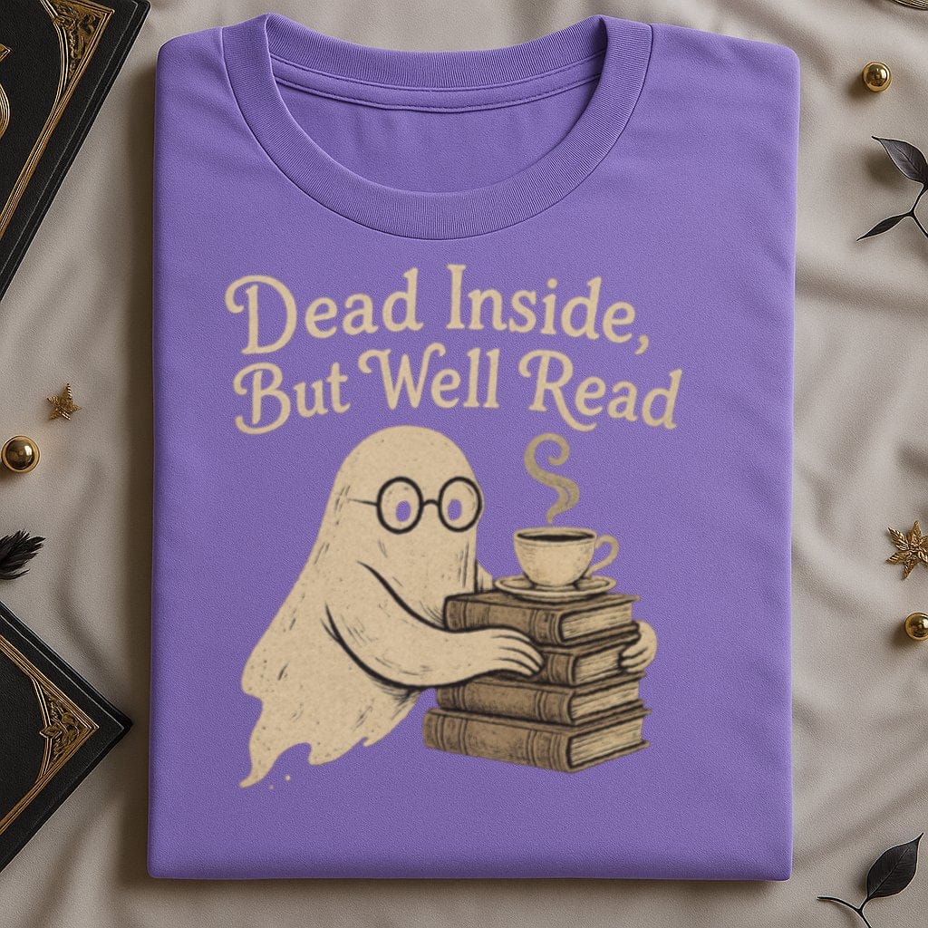 Dead Inside But Well Read Ghost T-Shirt product type