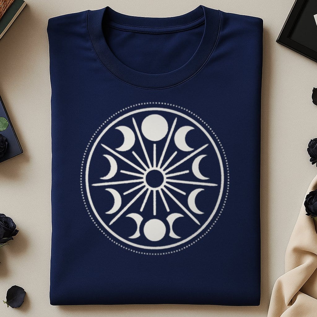 Phases of the Moon Graphic Design Tee product