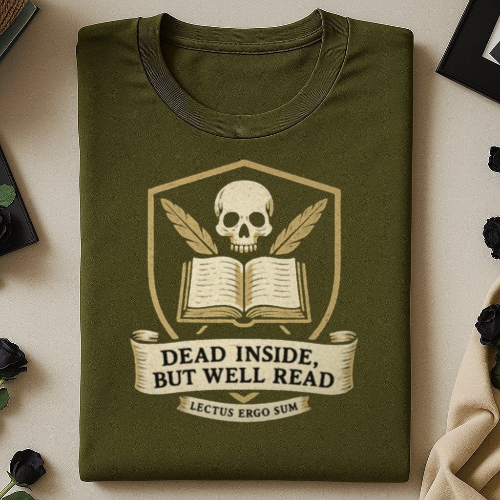 Dead Inside But Well Read Graphic Shirt product type
