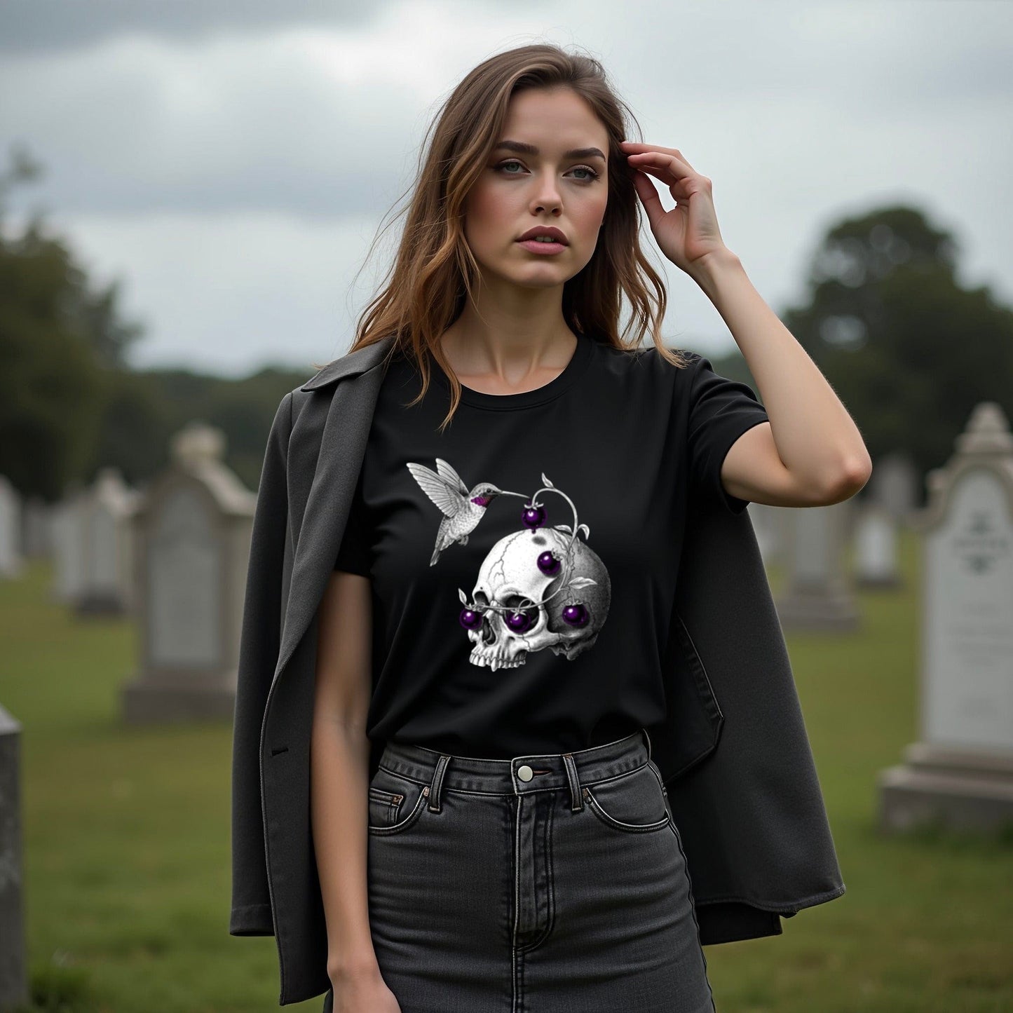 Intricate Skull Design Artistic Apparel product type