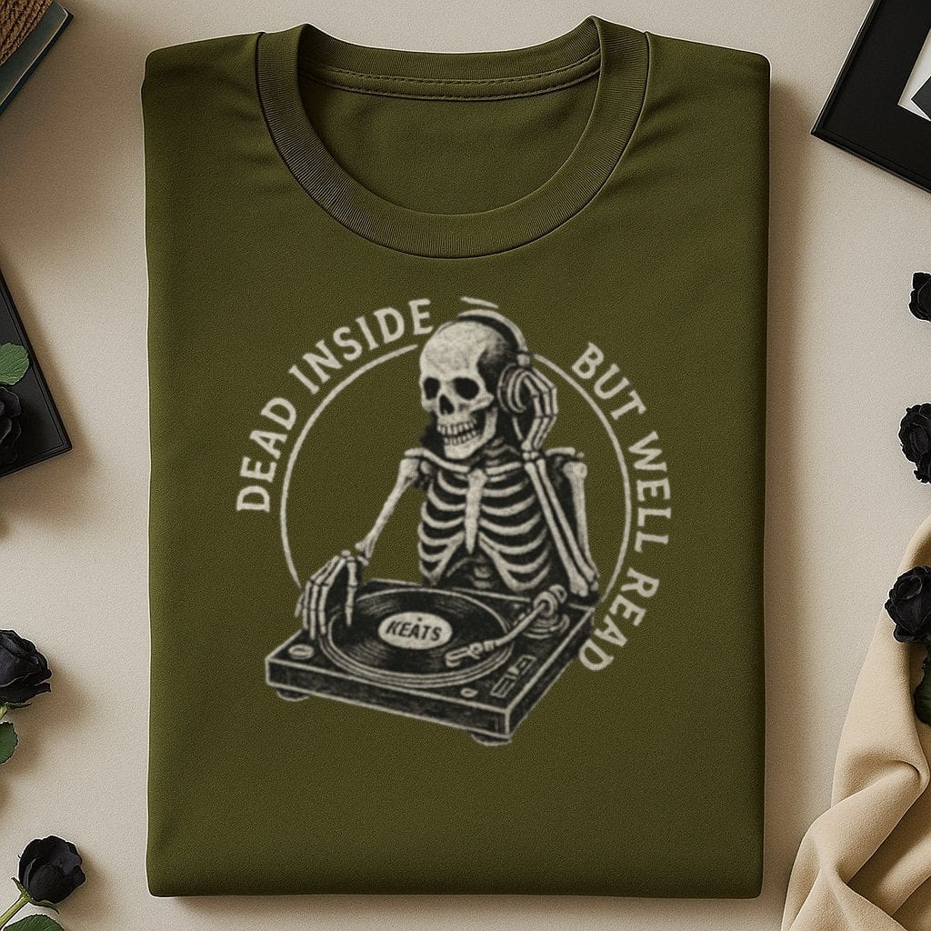 Dead Inside But Well Read Graphic Tee product