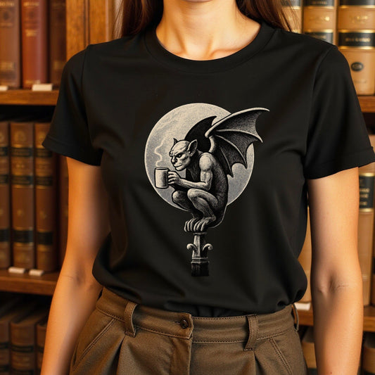 Moonlit Gargoyle-2-library