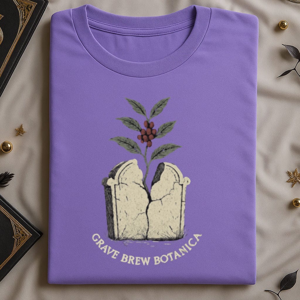 Grave Brew Botanica Purple Graphic Tee product