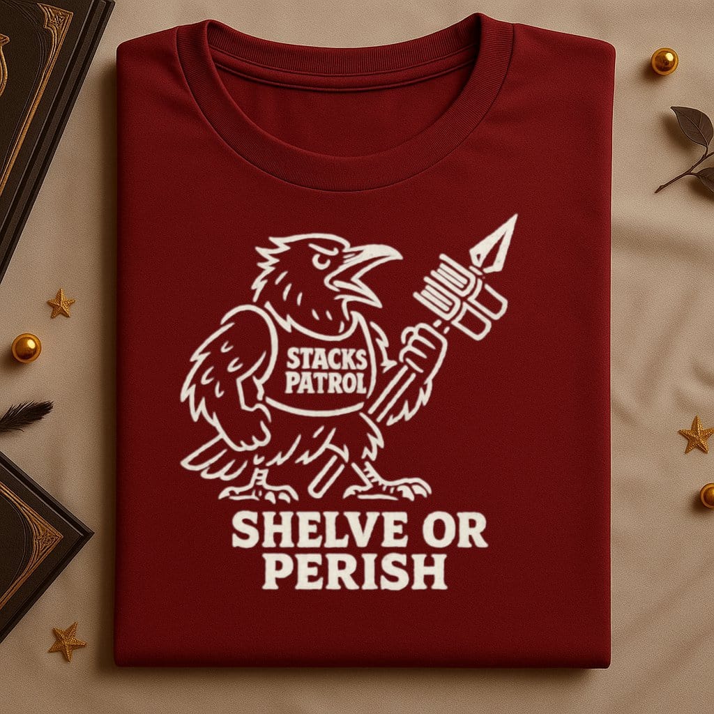 Shelve or Perish Stacks Patrol T-shirt product type