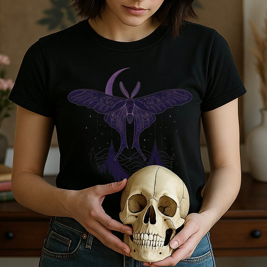 Gothic Girl Luna Moth-2-library