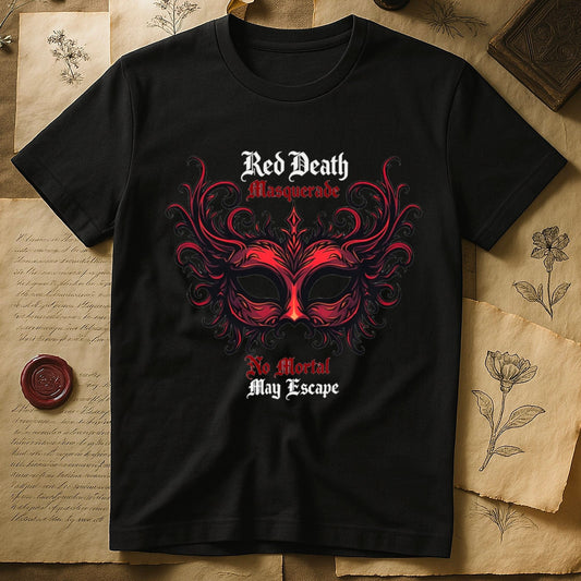Red Death Masquerade-1-flatlay-papers