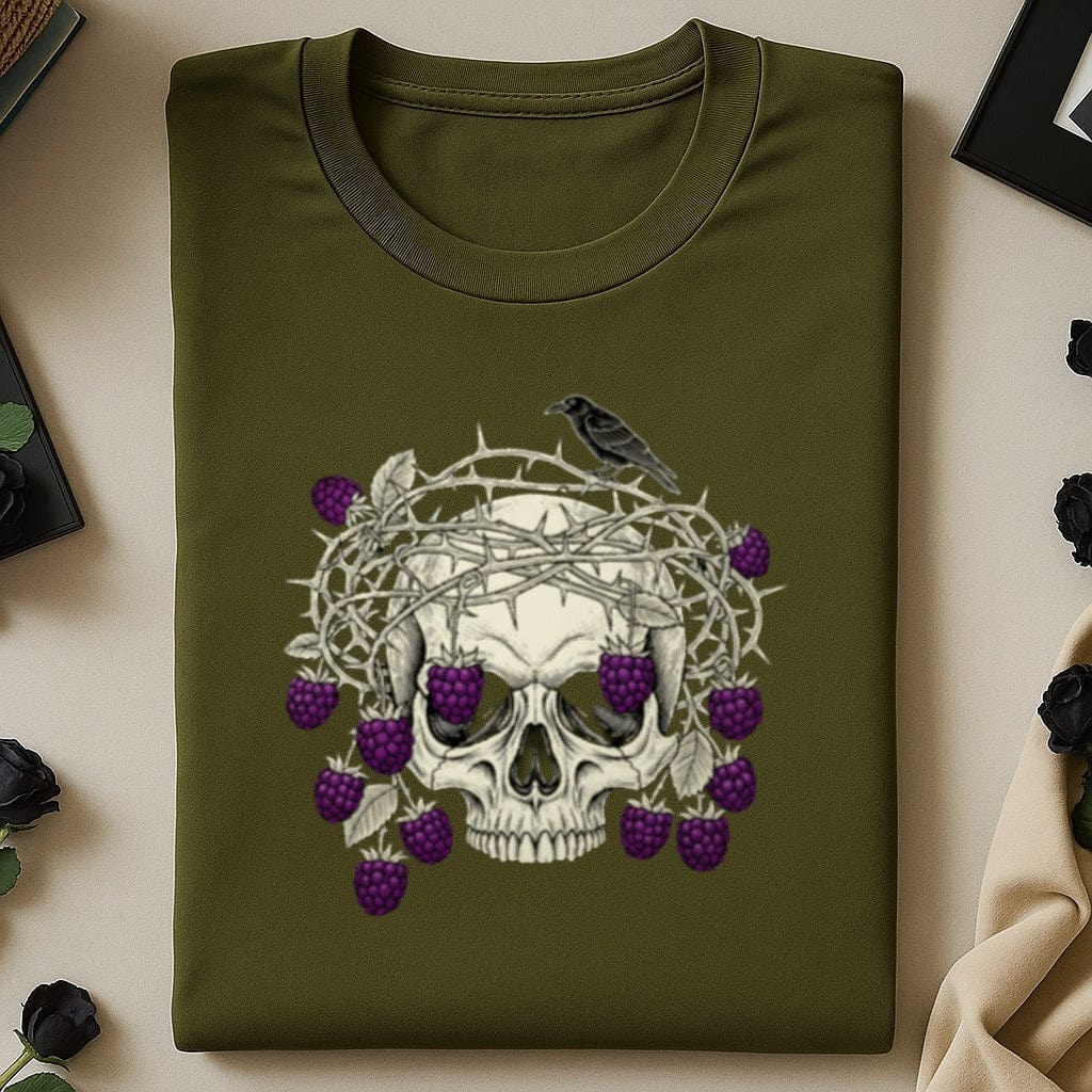 Gothic Skull With Thorn Crown Unisex T-Shirt product