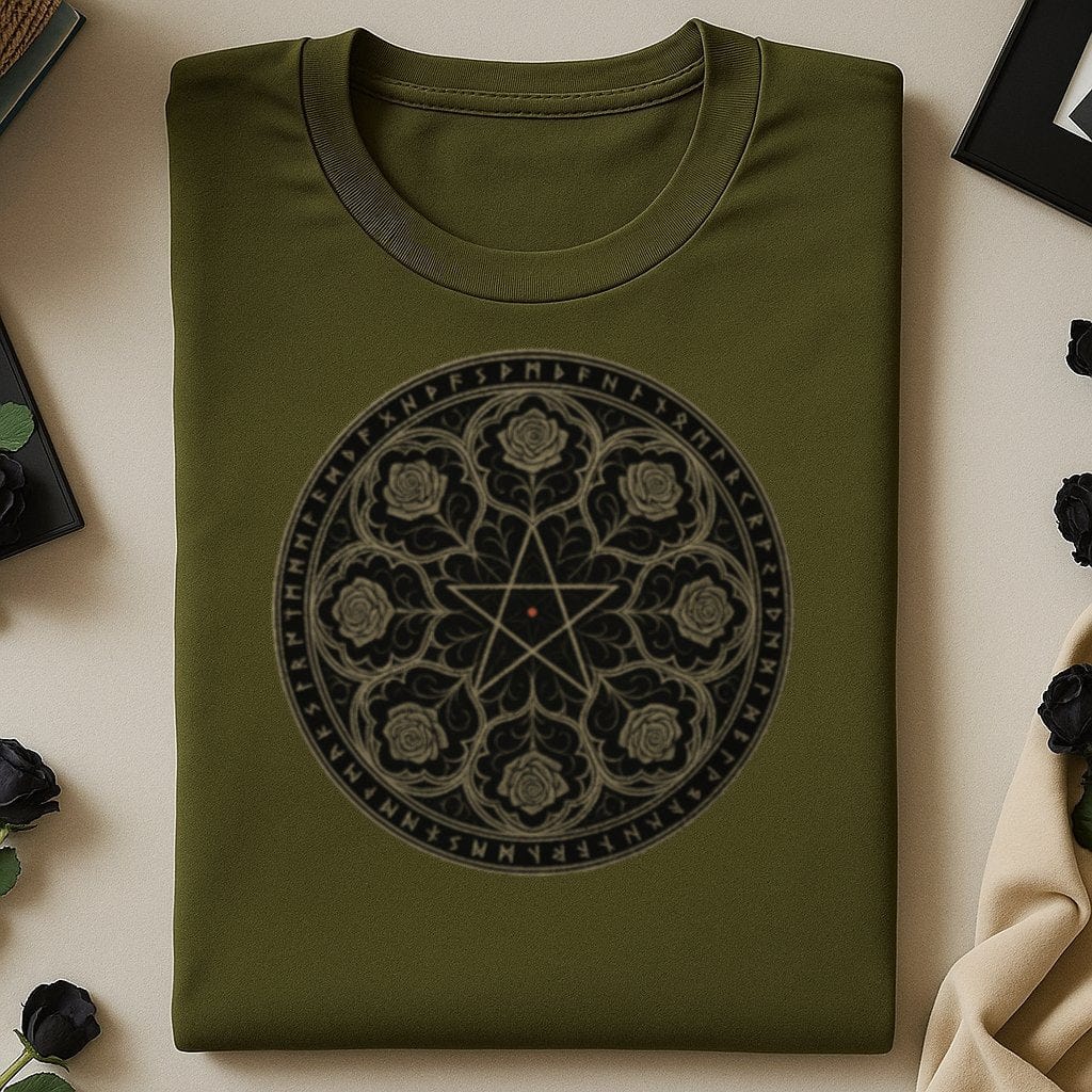 Nordic Rose Wheel Graphic Unisex Tee product