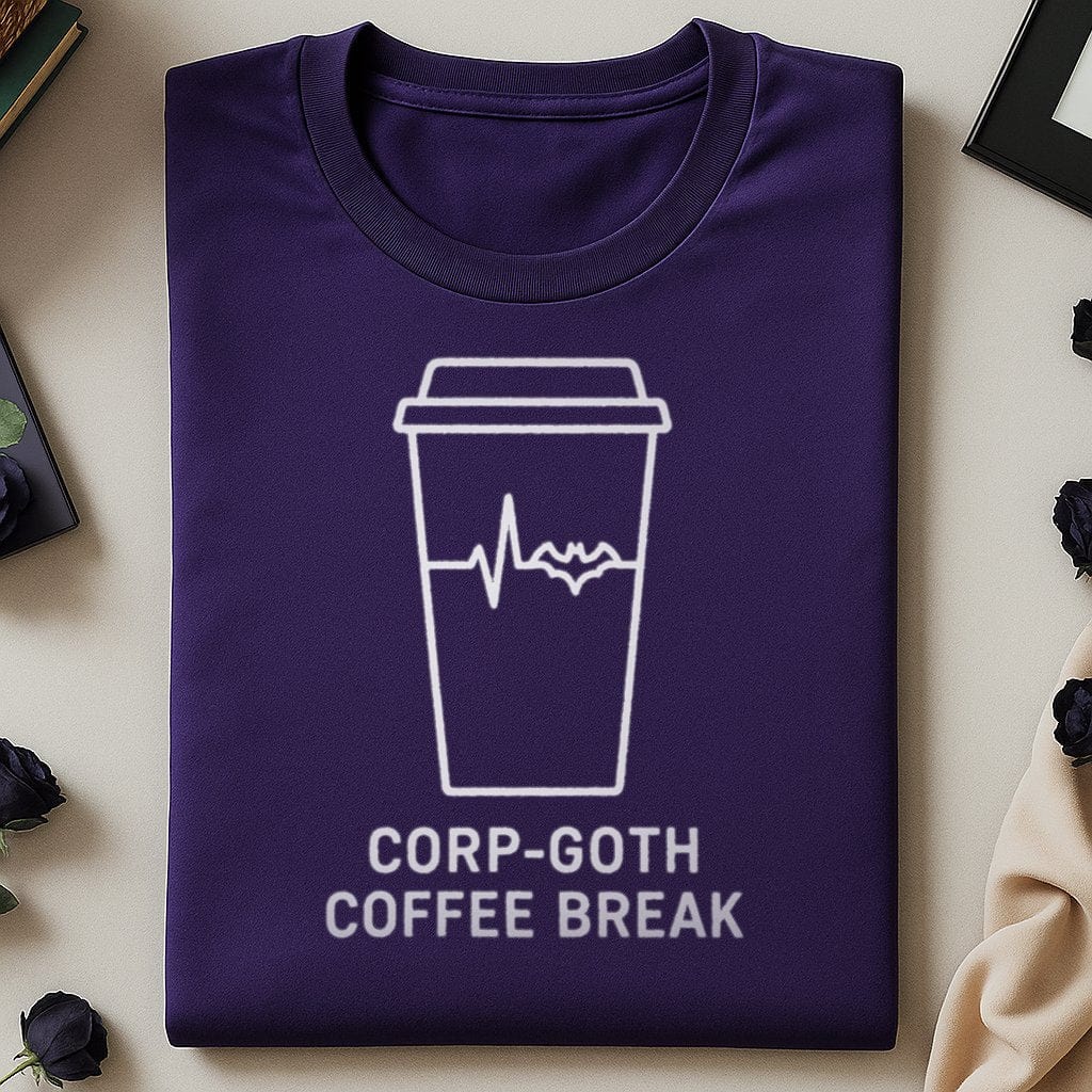 Corp-Goth Coffee Break Graphic Tee Shirt product type