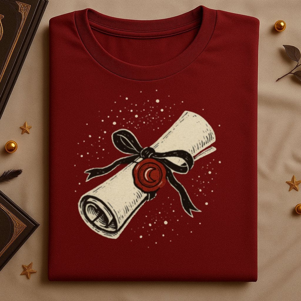 Scroll with Black Ribbon Graphic Tee product