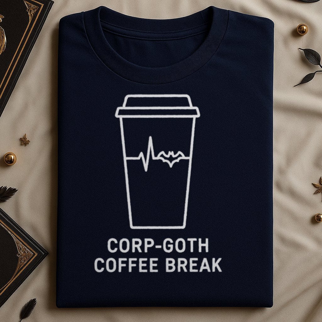 Corp Goth Coffee Break Graphic Design Shirt product