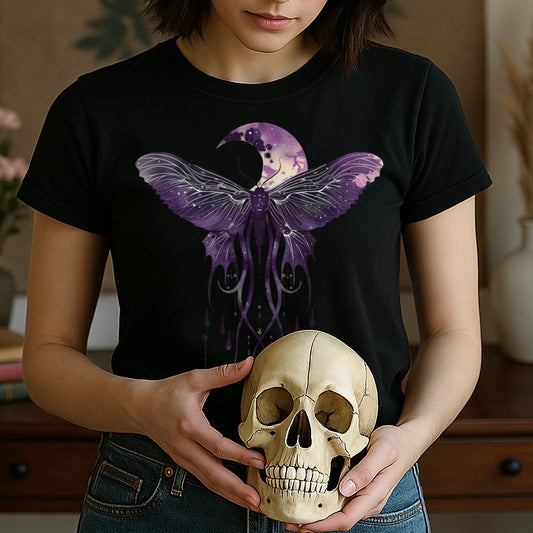 Dark Cottagecore Luna Moth-2-library