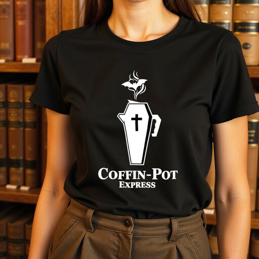 Coffin Pot Express Novelty Black Tee product