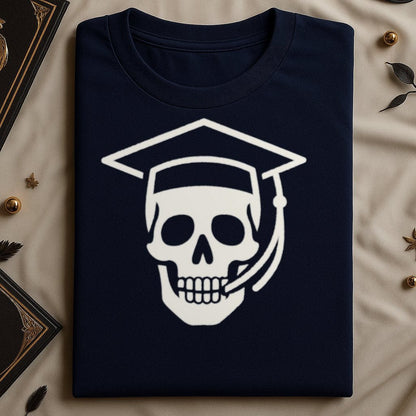 Skull Graduation Graphic Design T-Shirt product type