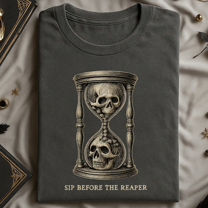 Sip Before The Reaper Printed Graphic T-shirt product