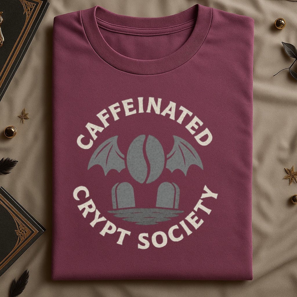 Caffeinated Crypt Society Graphic Shirt product