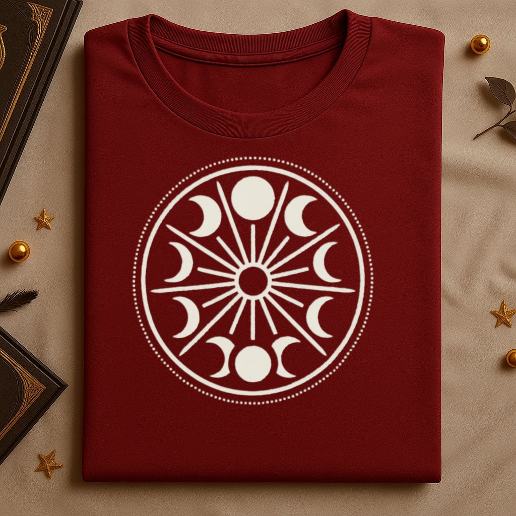 Phases of the Moon Graphic Printed T-Shirt product