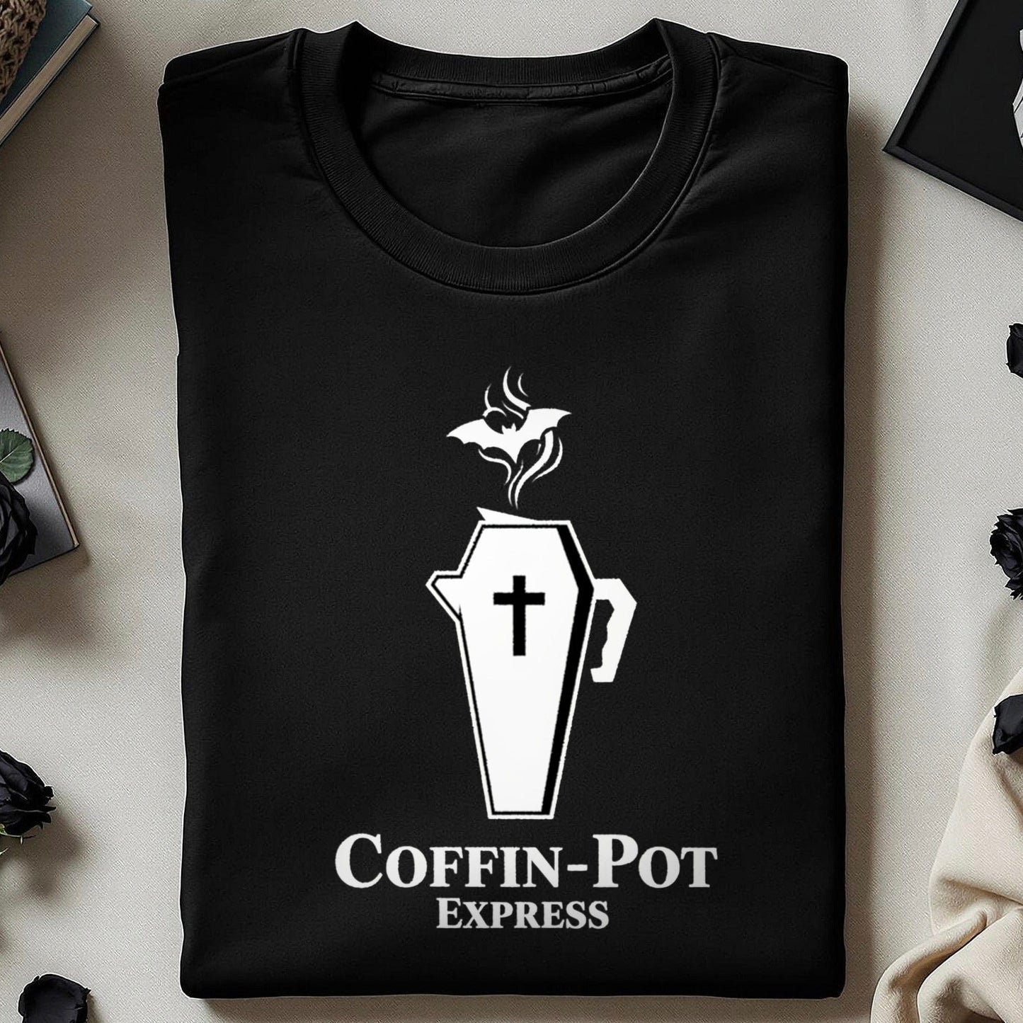 Coffin Pot Express Graphic T-Shirt Men's product type