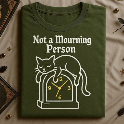 Not a Mourning Person Cat Graphic T-Shirt product type