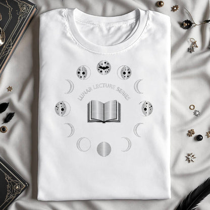 Lunar Lecture Series Moon Phases Graphic T-shirt product type