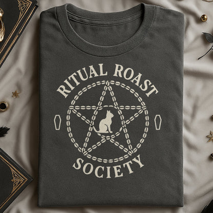 Ritual Roast Society Witchy Cat Pentagram T-Shirt product