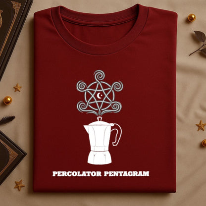 Percolator Pentagram Design Crewneck T Shirt product