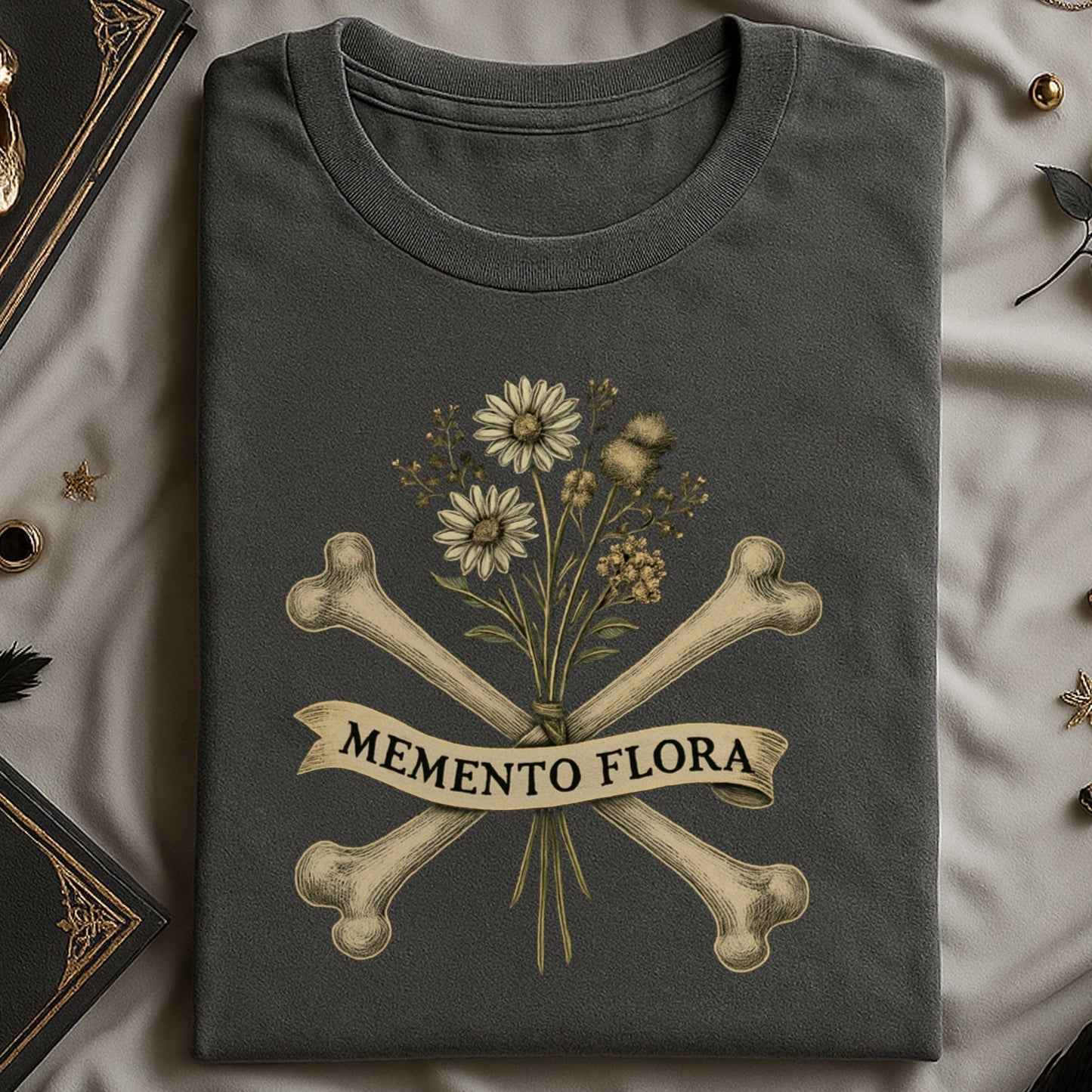 Memento Flora Graphic Tee Shirt Unique Fashion Product