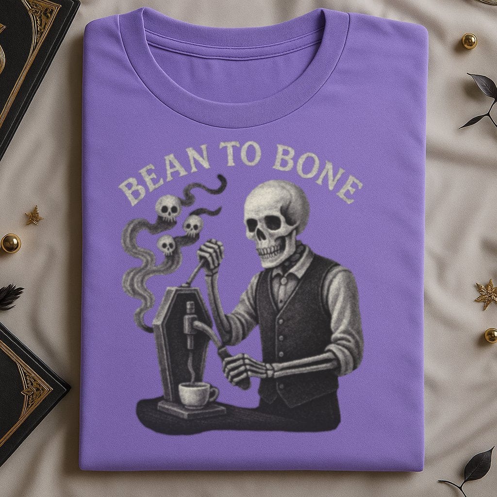 Bean to Bone Skeleton Barista Graphic Tee product