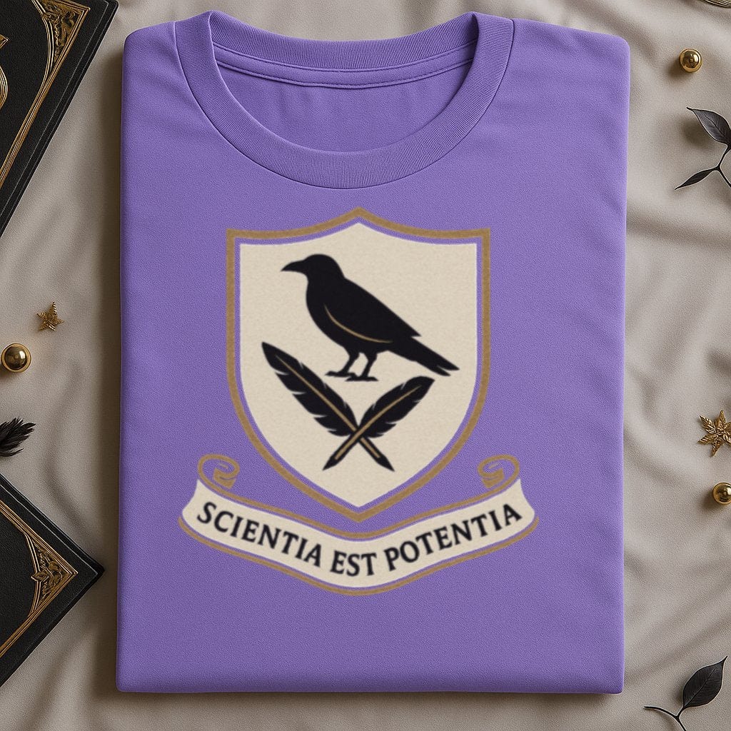 Scientia Est Potentia Crow Crest T-Shirt product type