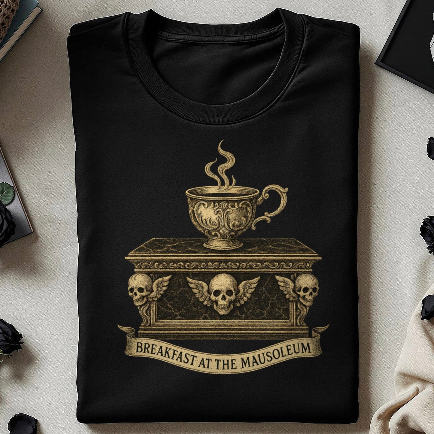 Breakfast at the Mausoleum Design Shirt Product
