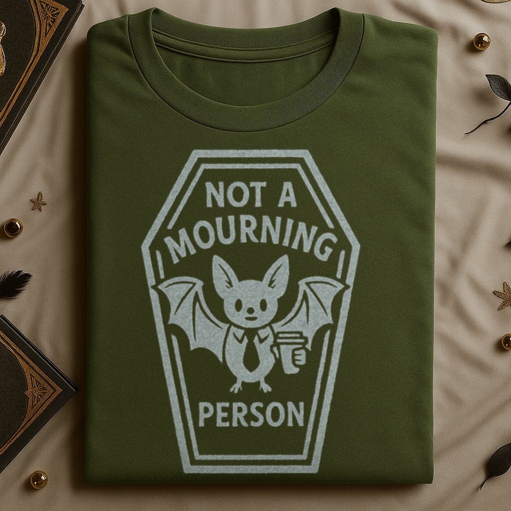 Not A Mourning Person Graphic Tee Shirt product