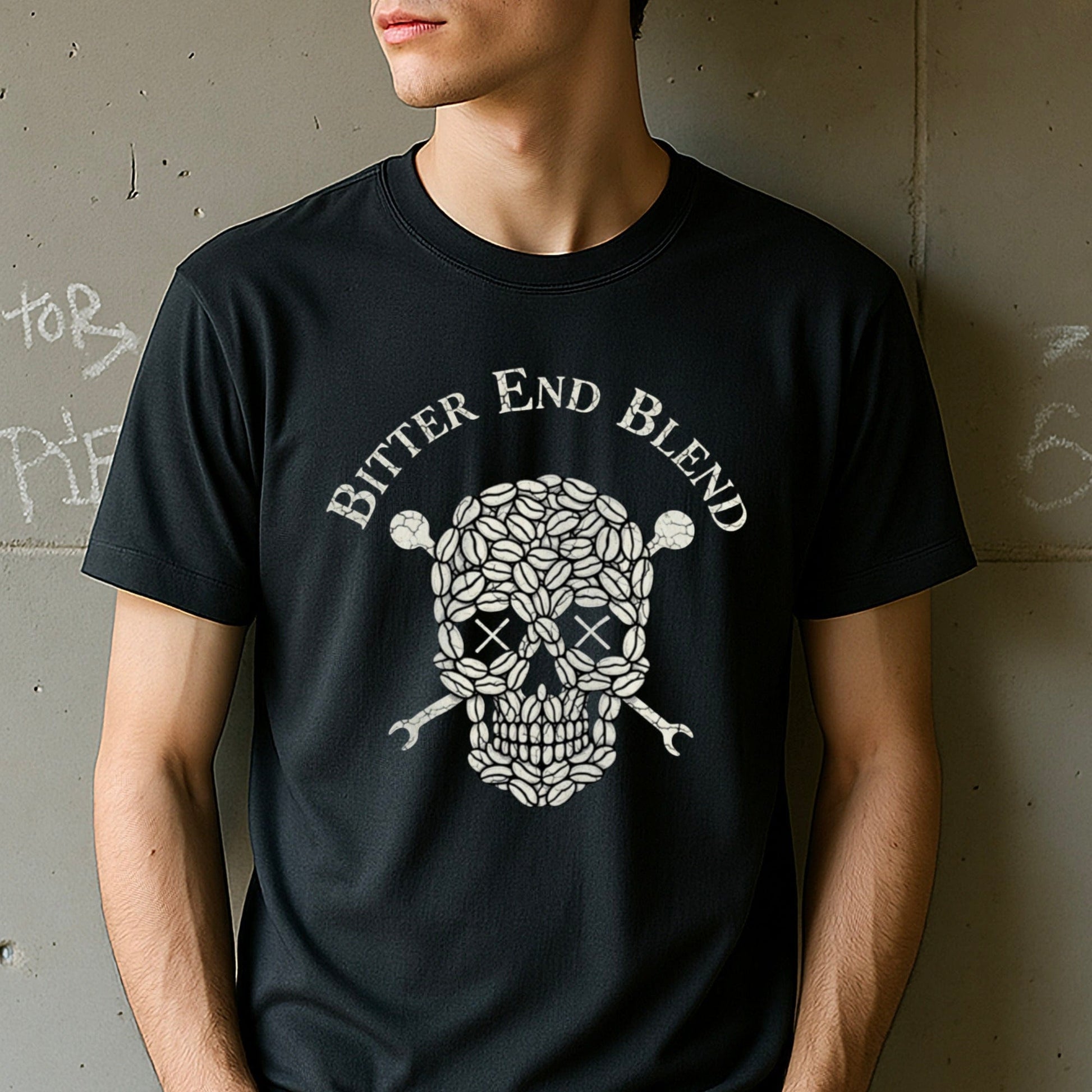 Bitter End Blend Skull Graphic T-shirt product type